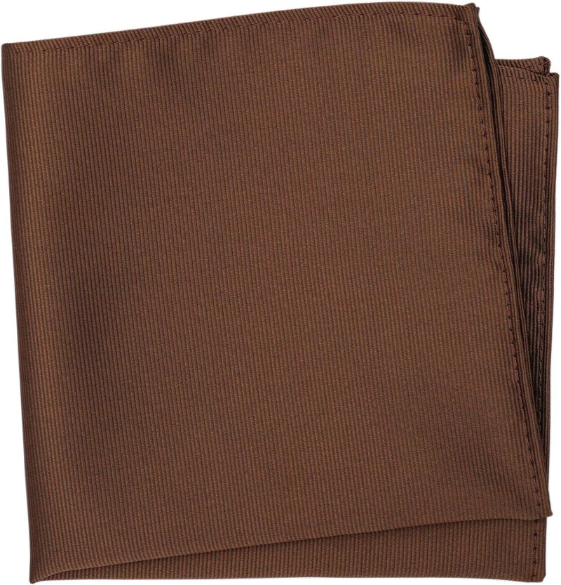 ZENXUS Regular Tie and Pocket Square for Men, Solid Color Necktie Set, 3.2 inch Standard Width - Image 3